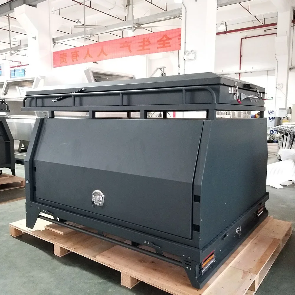 Ecocampor алюминиевый Ute запираемый холст двойная кабина половина BT50 навес ящик для