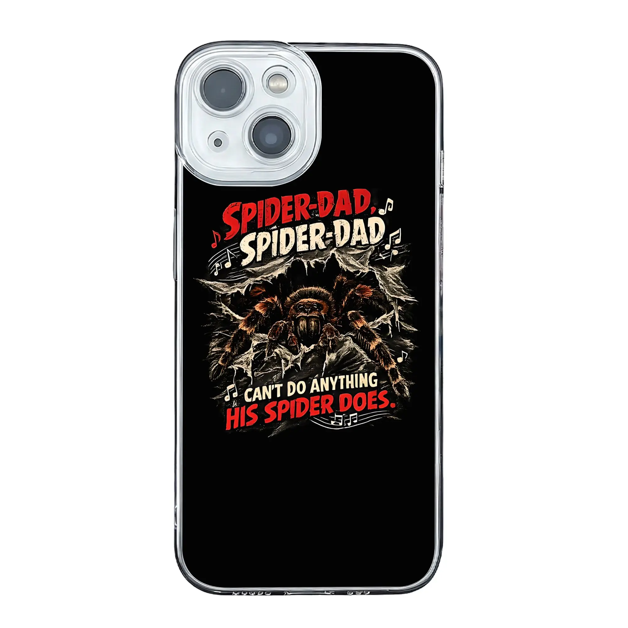 Чехол для телефона Spider Dad Tarantula – Exotic Keeper Father с защитой от ударов для iPhone 17 16 15 14 13 12 11 Pro Max (art.: 3920daa9bf482) - 3920daa9bf482