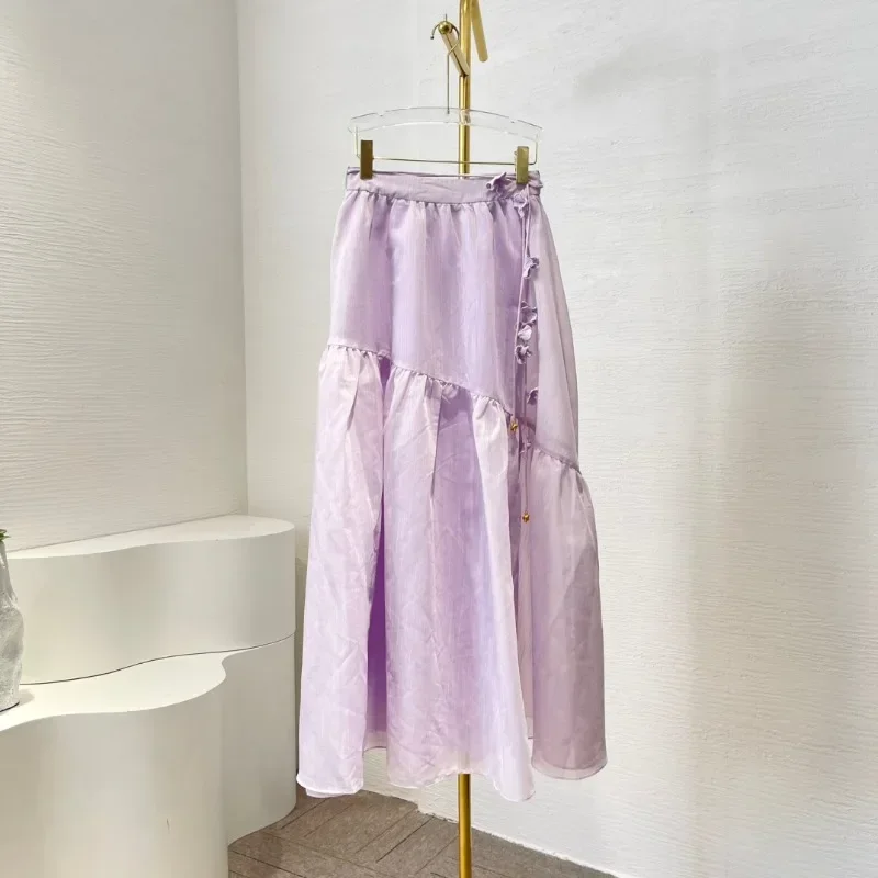 Женские фиолетовые цветы аппликация блузка без рукавов с открытой спиной топы и