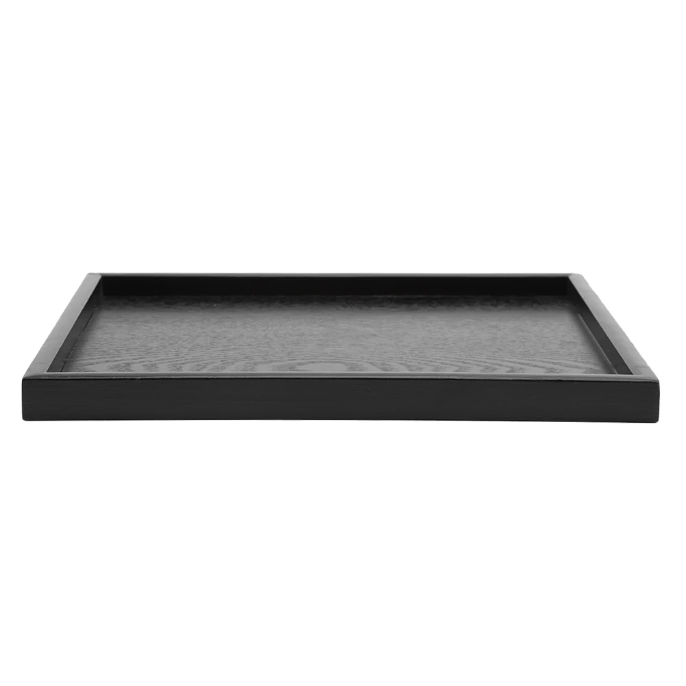 

Rectangle Shape Solid Wood Coffee Snack Food Meals Serving Tray Plate Restaurant Trays #2