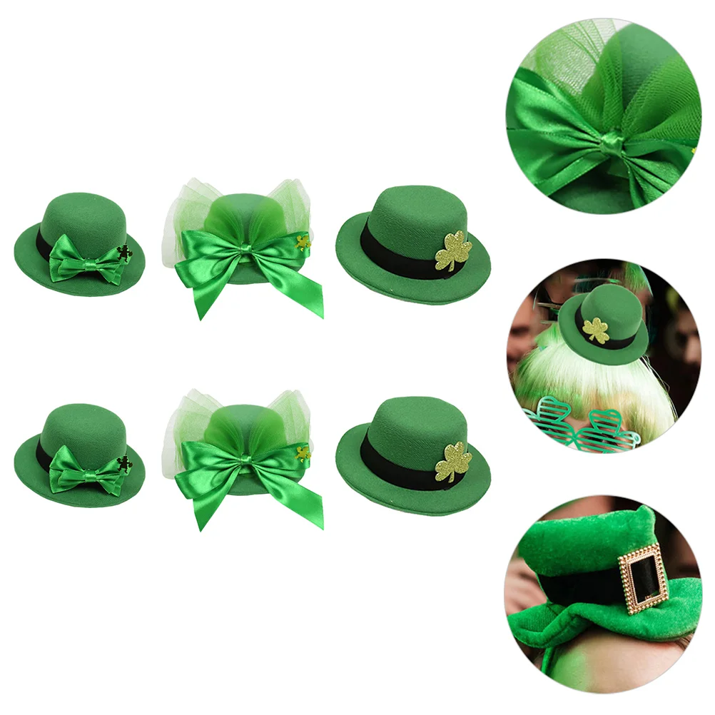 

6Pcs St. Patrick's Day Hair Clips St Patrick's Day Party Favors St. Patrick's Day Headband St. Paddy's Day Supplies