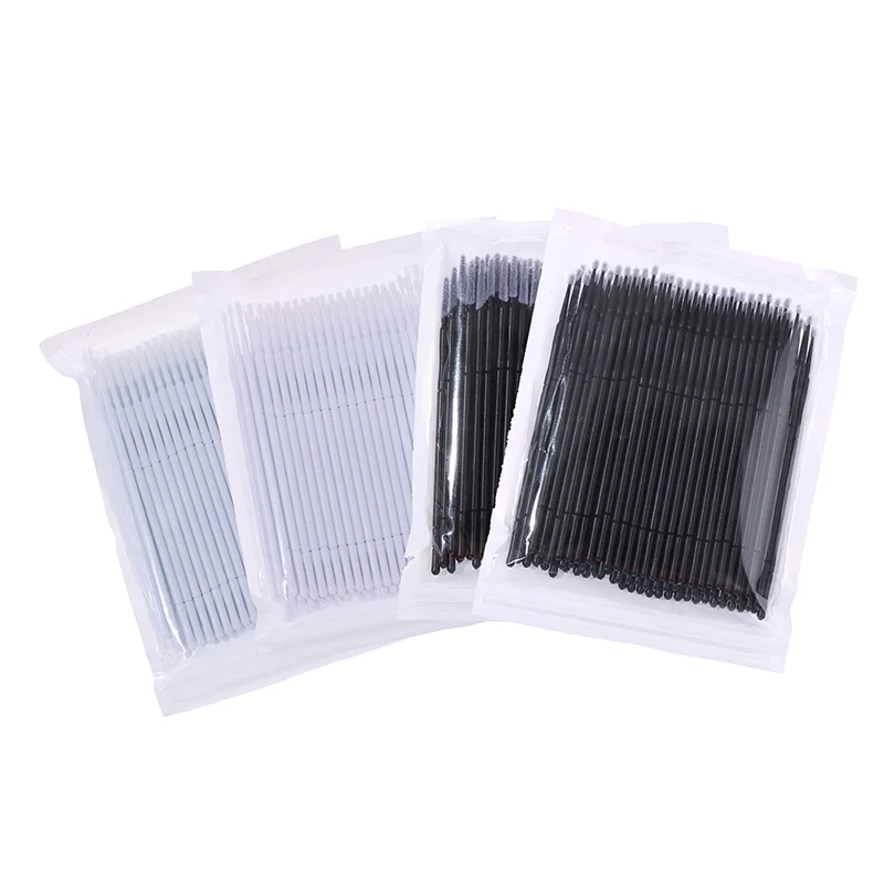 

100Pcs Disposable Eyelash Extension Micro Brush Applicator Make up Mascara Swab