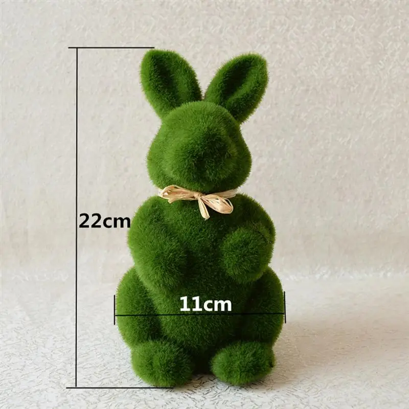 Пасхальный кролик искусственная трава украшение для дома и офиса 4 шт. |