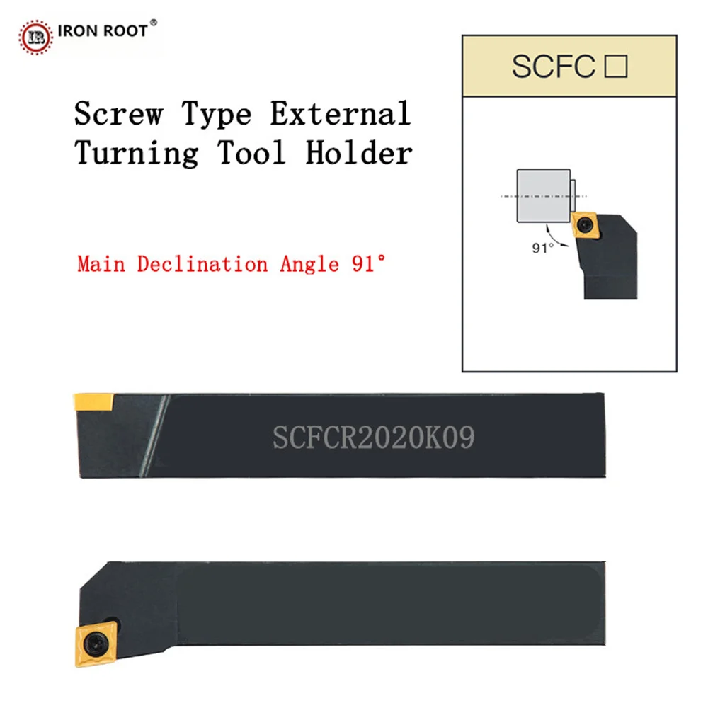 Внешний токарный держатель IRON ROOT 1P SCFCR 1212H09 SCFCL1616H09 2020H09 SCFCL 2525H09 станок с ЧПУ