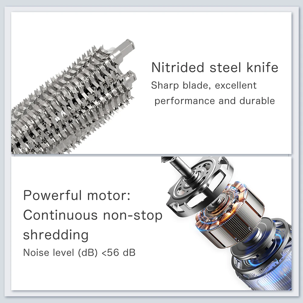 Профессиональный измельчитель компакт-дисков Micro-Cut P5 портативный емкость 45 л