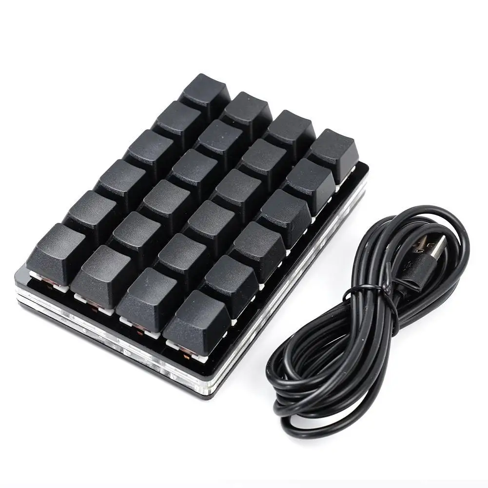 Mini USB Custom Mechanical Keyboard 9/16/24 Keys Gaming Keyb