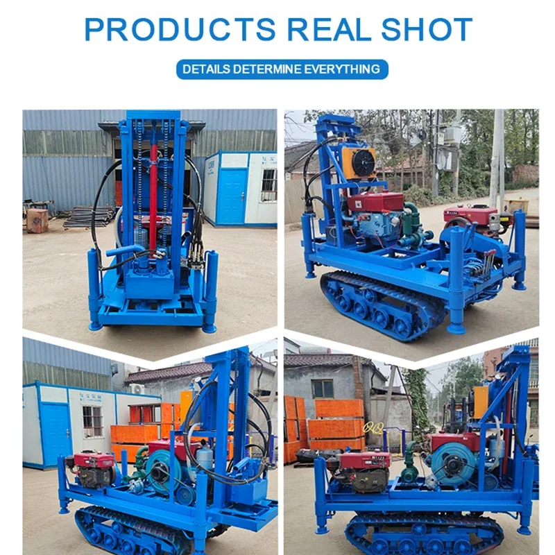 Гусеничная установка для глубоководных скважин роторная буровая портативная