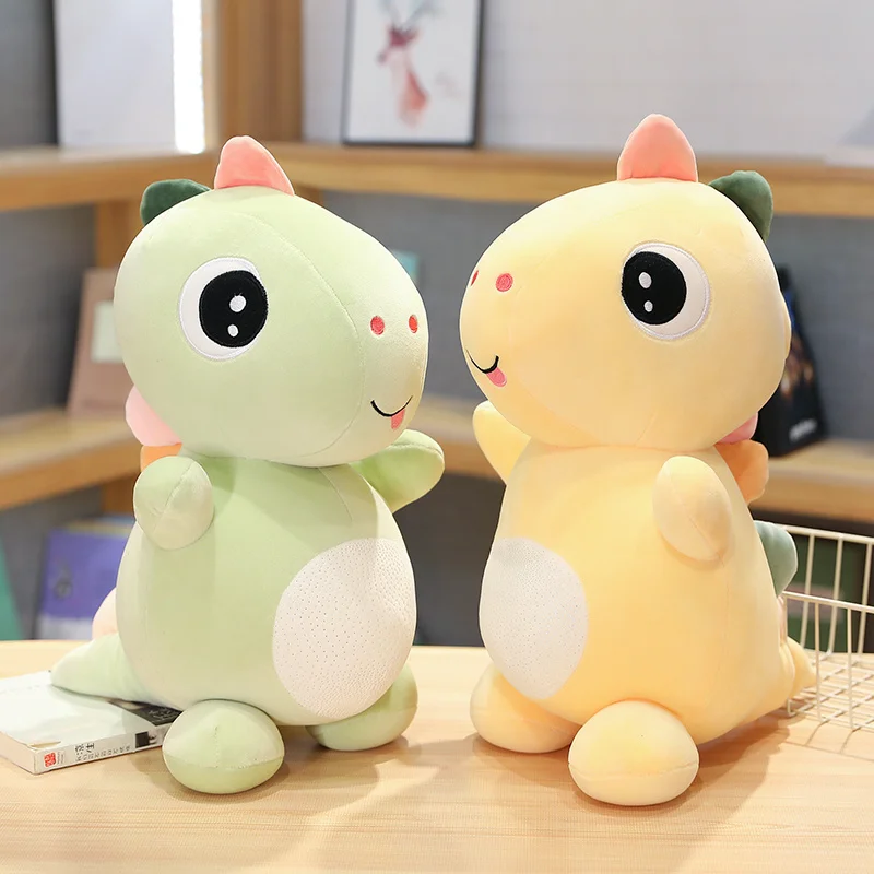 

25-75cm Lovely Colorful Dinosaur Plush Toys Cute Cartoon Dinosaur Doll Soft Stuffed Animal Pillow Birthday Gift Children Toys