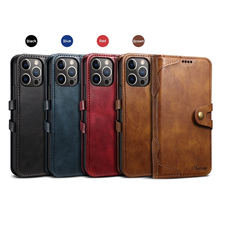 

Leather Case For iPhone 12 Pro Max 12 Mini 12 Pro Luxury Shockproof Cover For iPhone 13 Pro Max 13 Mini Filp Wallet Case Fundas