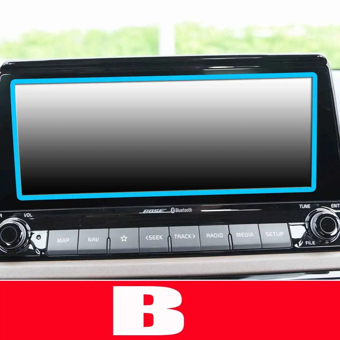 Для Kia Seltos/Celtos 10,25 дюймов 2020 2021 автомобильная навигация Сенсорный Экран Дисплей A PET B защитная пленка из закаленного стекла