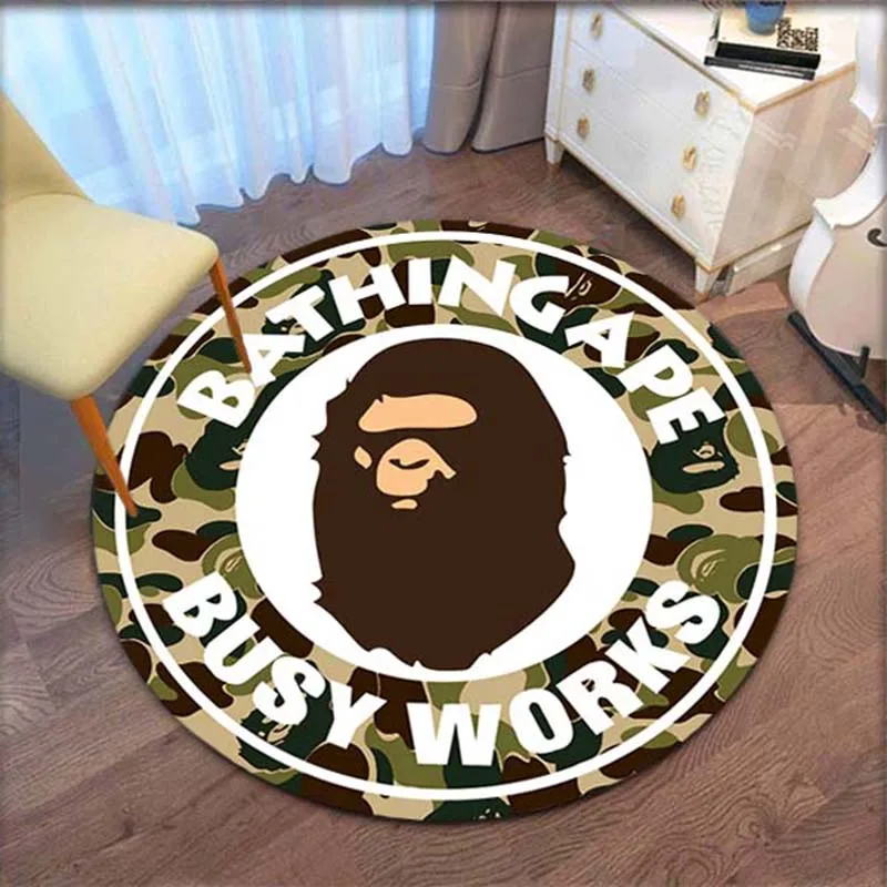 

Fashion brand pattern printing living room round carpet floor mat rug area rug carpets for living room carpet round rug