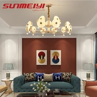 postmodern luxury chandelier gold crystal lamp minimalist led light fixture for hotel villa hall decor living dining room %d0%bb%d1%8e%d1%81%d1%82%d1%80%d0%b0