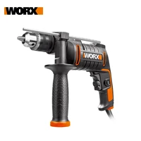 worx electric drill wx317 2 ac 600w handheld impact drill screwdriver driver hammer drill power tools 13mm keyless chuck