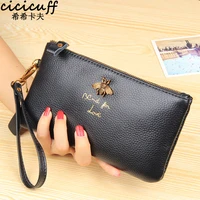 cicicuff 2022 new fashion genuine leather women day clutches famous brand long wallets ladies coin purse clutch purse money bag