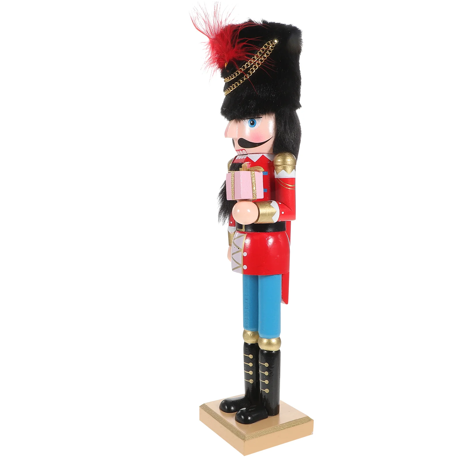 

Nutcracker Soldier Statue Toy Wood Figure Ornament Puppet Nutcrackers Holiday Action Figurine King Puppets Tabletop Decor Indoor