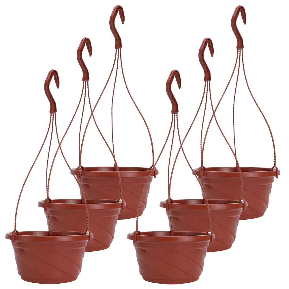 

Hanging Planter Pots Flower Basket Pot Wall Planters Indoor Hanger Plastic Orchid Holders Garden Holder Outdoor Balcony Baskets