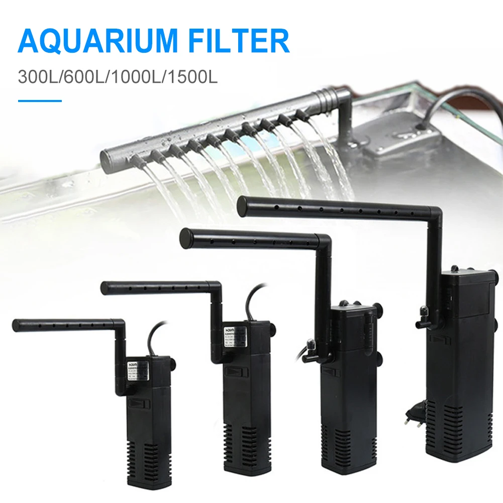 

Turtle Tank Aquarium Filter Fish Tank Pond Oxygen Increasing Pump Tool Submersible Water Filter Pump EU Plug Water Circulation