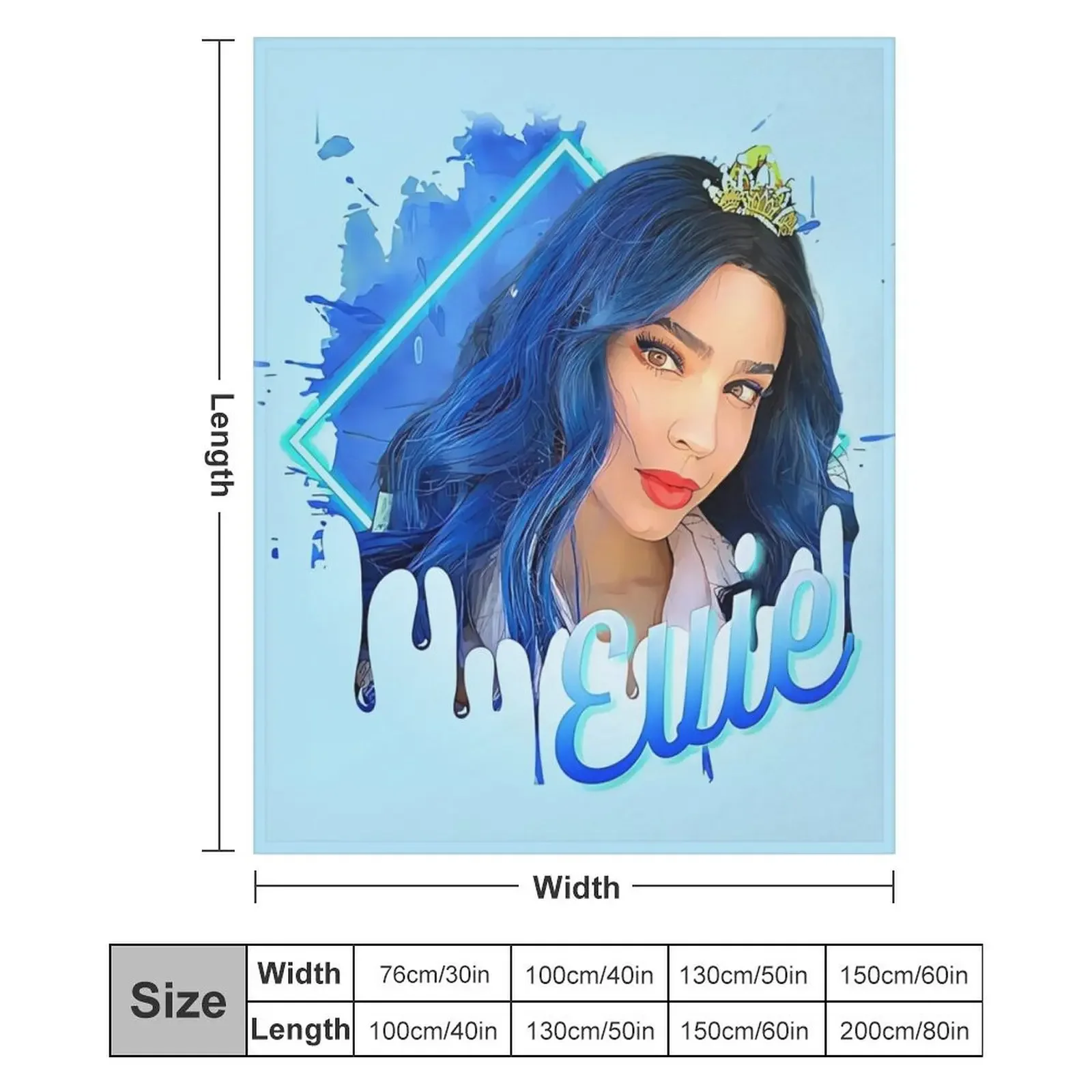 Evie Queen - Пледы Descendants 3, декоративные летние одеяла для дивана (art.: 3920ccd98de12) - 3920ccd98de12