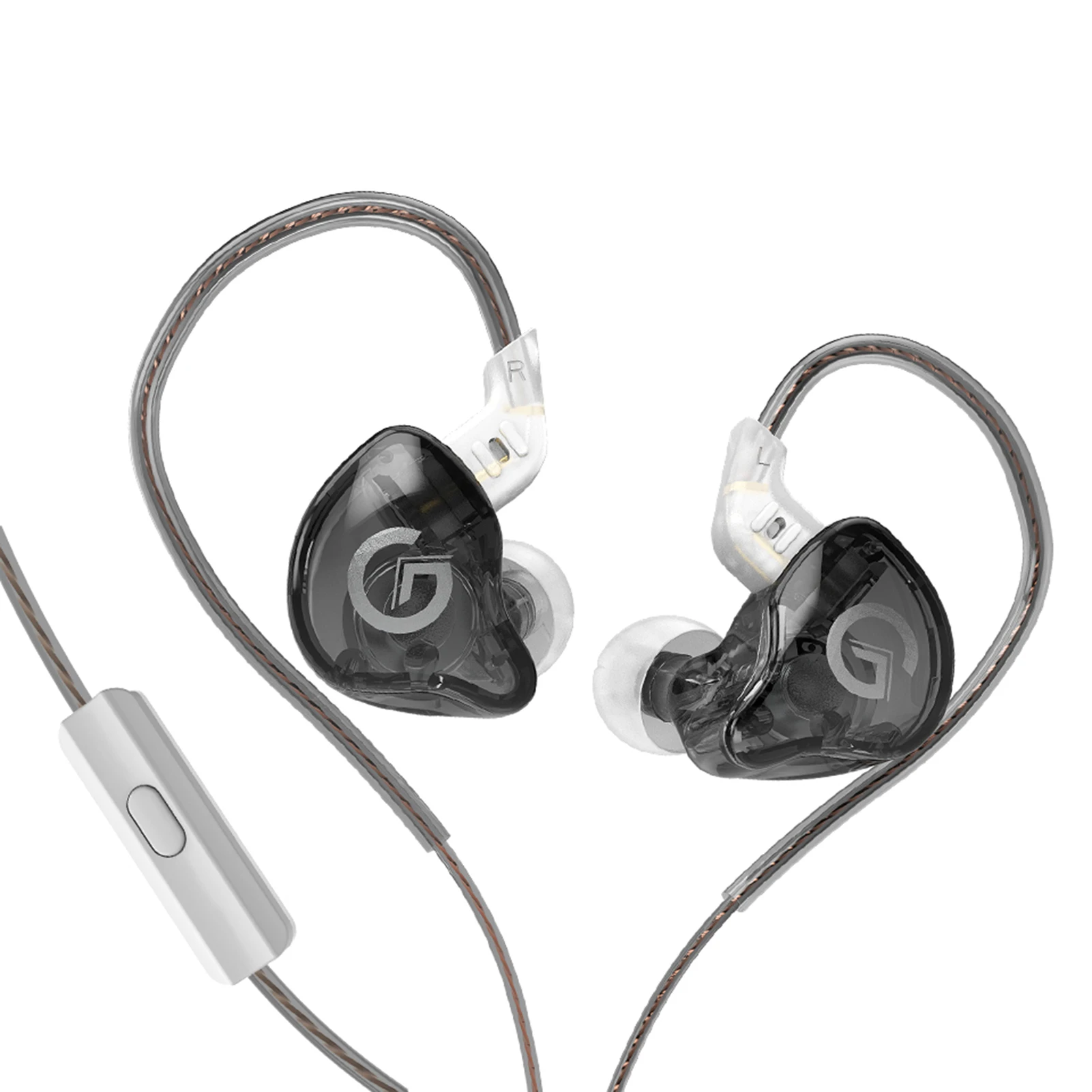 GK-G1 металлические динамические проводные наушники-вкладыши HiFi с басами
