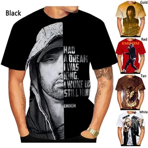 Image for Rapper EMINEM 3D Printed Hip-hop T-shirt Men Women 
