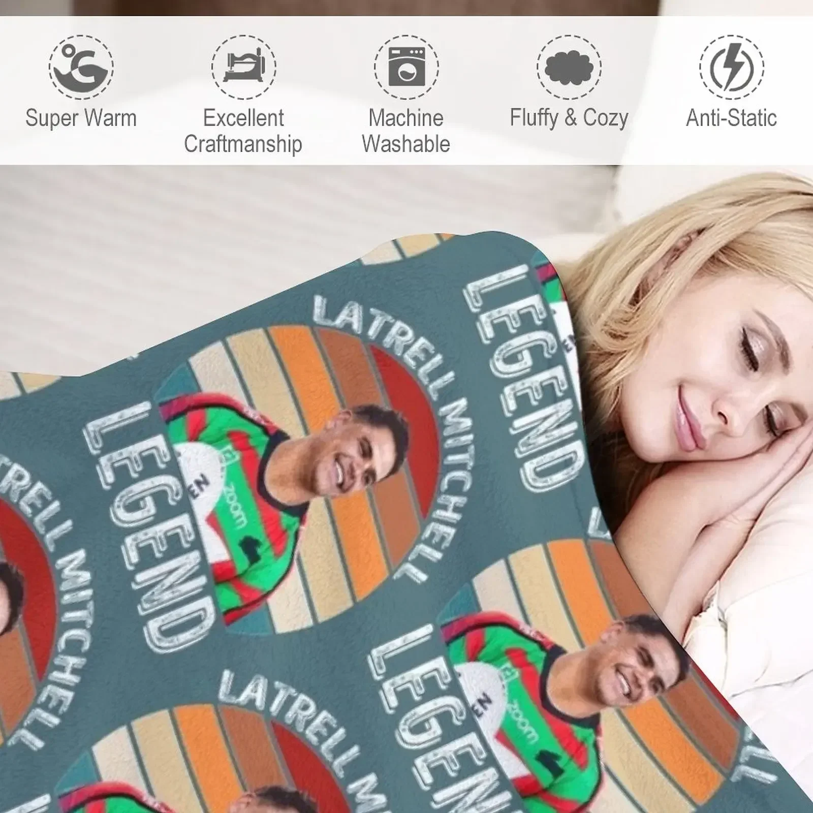 Плед-одеяло с рисунком кролика Митчелла дизайнерские покрывала для кровати