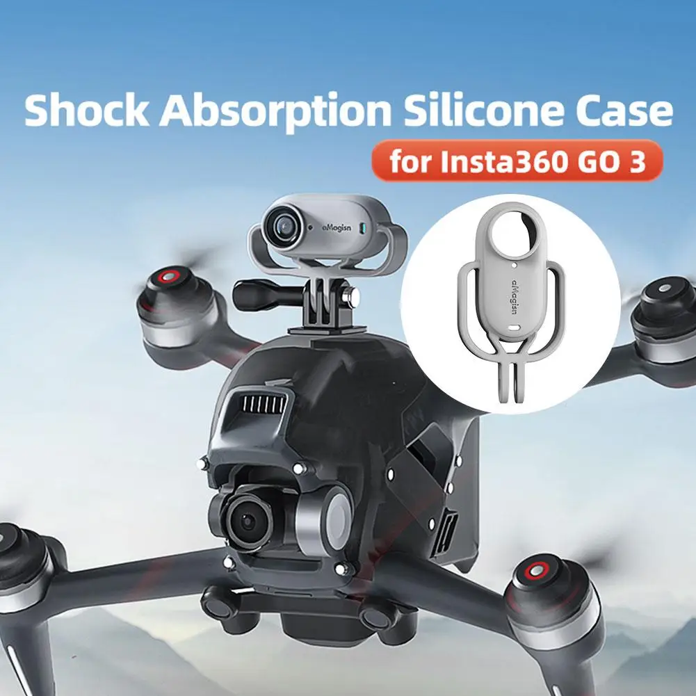 

Outdoor Camera Silicone Protective Cover For Insta360 GO 3 Camera Case Dustproof Lens Caps Protector Camera Protective Shel C8Q3