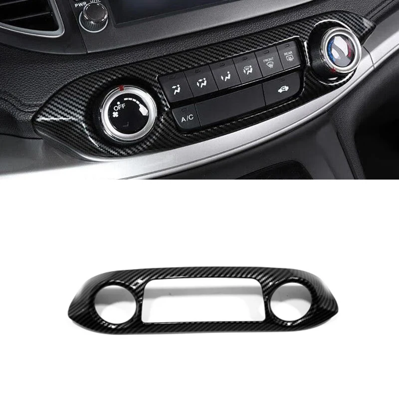 

АБС-пластик, углеродное волокно, узор, внутренняя крышка автомобиля, декоративная отделка, наклейки для Honda CRV CR-V 2012 2013 2014 2015 2016