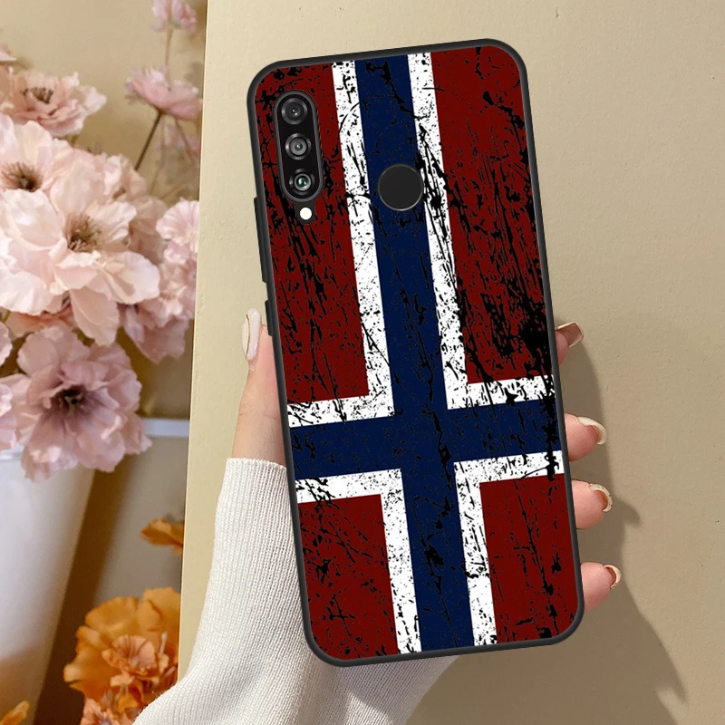 Чехол с флагом Норвегии для Huawei P30 Pro P60 P40 P Smart Nova 9 5T Honor X8 X7a X9a 50 70 90 Magic 5 Lite
