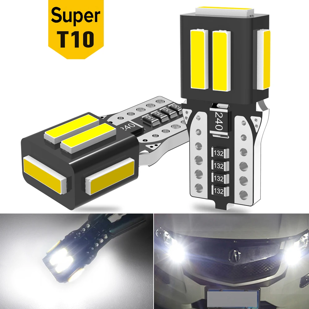 

Светодиодные лампы W5W T10 Canbus 9SMD 12 в 6000K 194 168, 2 шт.
