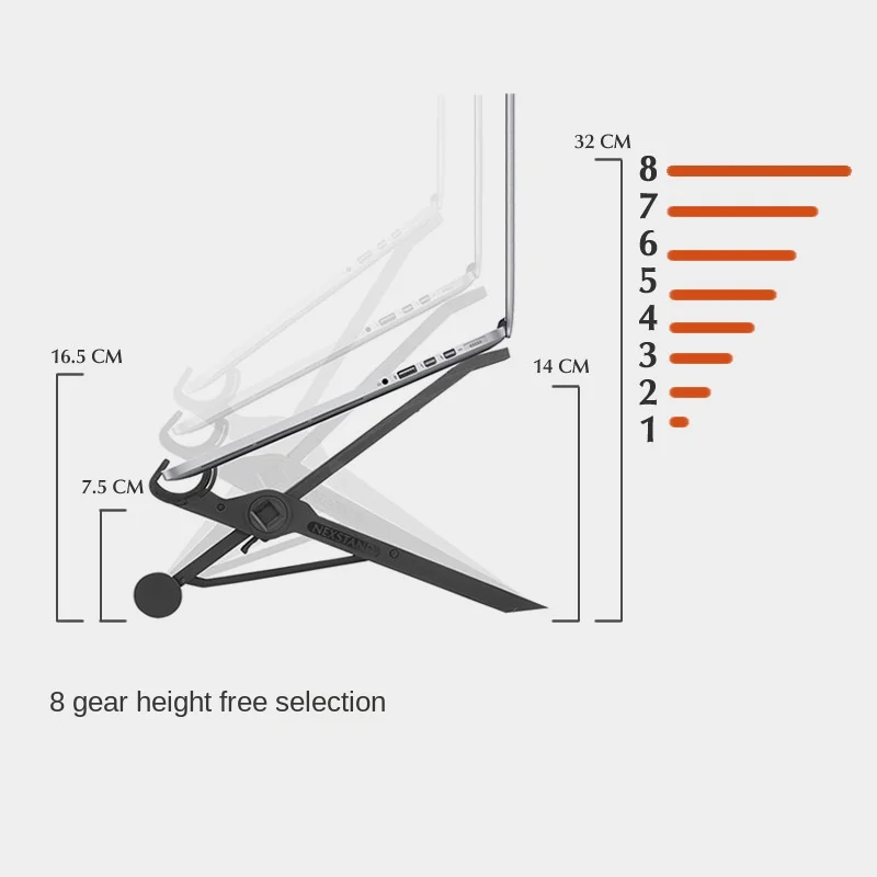 Подъемная стойка для ноутбука k2 Складная портативная настольная подставка