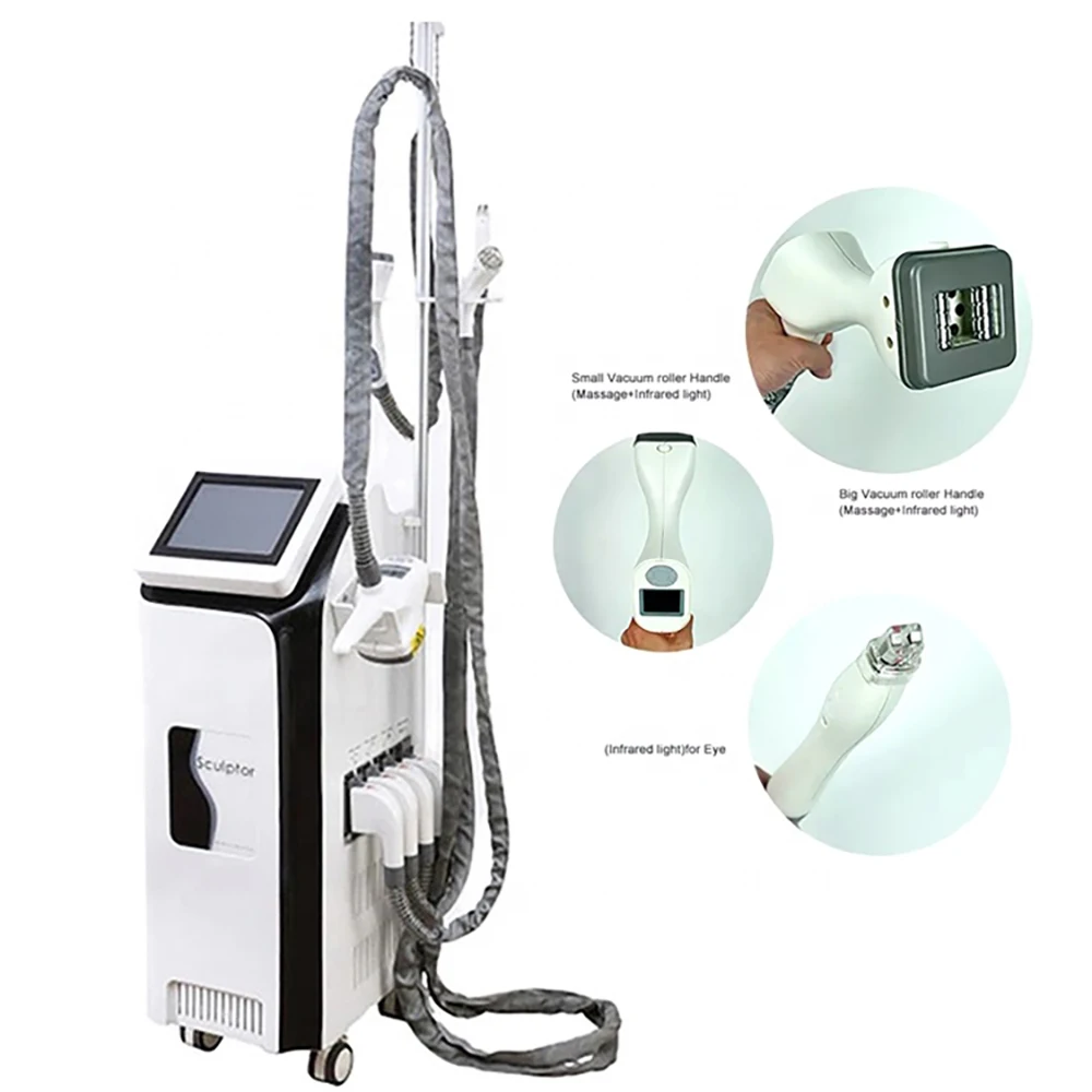 

Best Quality 5 in 1 Vacuum Massage Cellulite Reductionn Skin Tightening Body Shaping 40K Cavitaion Slimming V8 LPG Machine