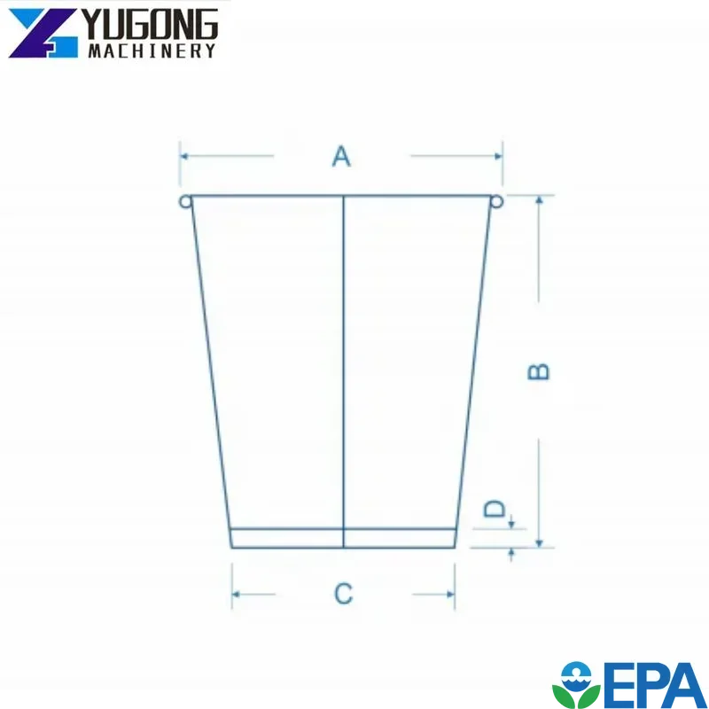 YG Высокоскоростная машина для изготовления бумажных чаш 150 г/м2 350 упаковка еды на