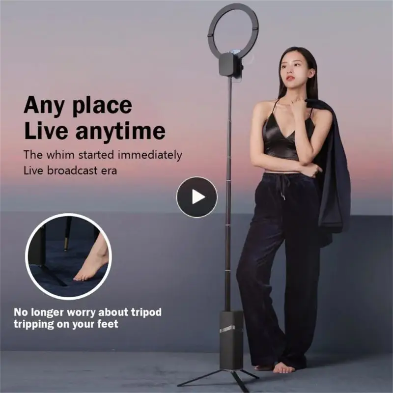 

Selfie Ring Light Integrated Bracket Desktop Led Ring Filling Lamp Environmental Protection Lamp Eye Protection Fill Light Tpu