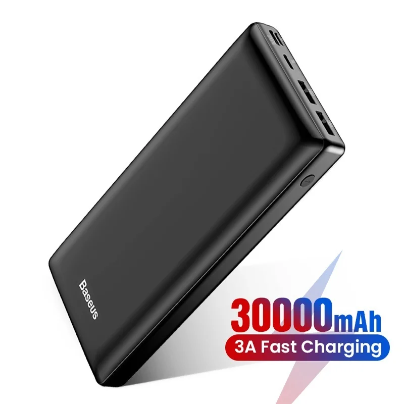 

Внешний аккумулятор на 30000 мА · ч с USB Type-C и поддержкой быстрой зарядки