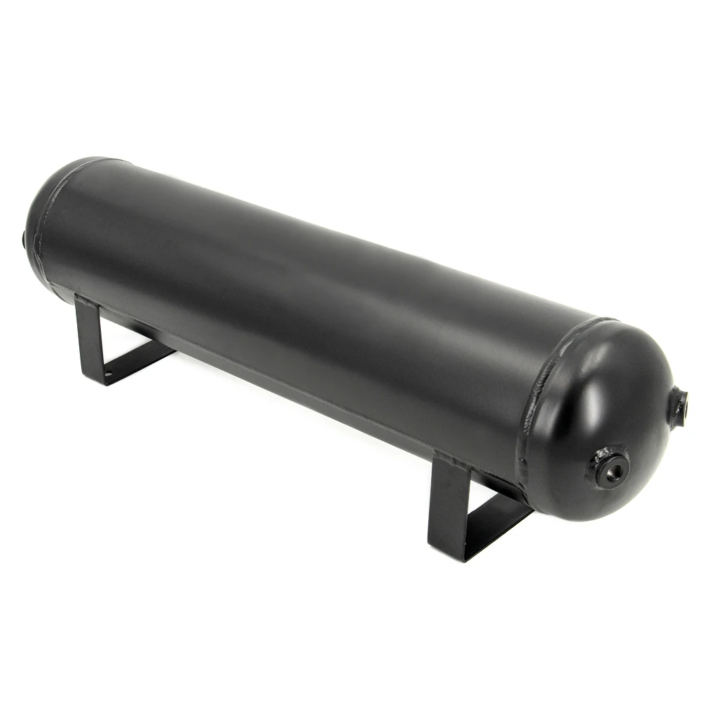 Universal 3/4/5 Gallon Black Aluminum Air Tank with 1/4 NPT 