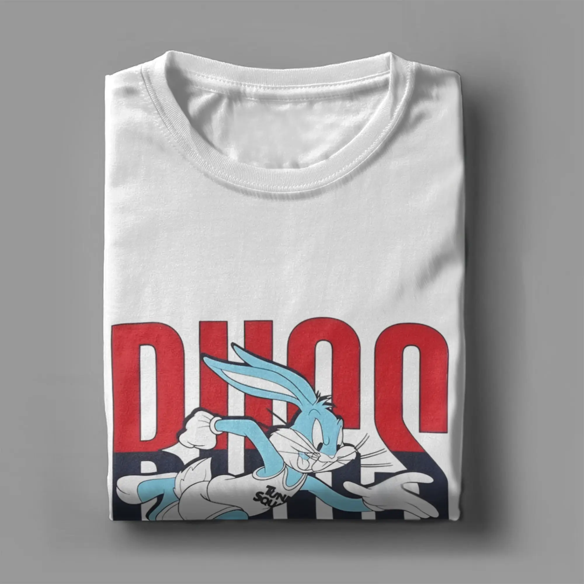 Фото Спортивные футболки Space Jam для мужчин и женщин, новинка из 100% хлопка, футболка с круглым вырезом, одежда с короткими рукавами 6XL №4