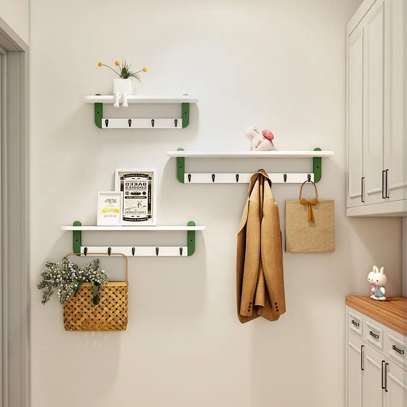 

Wall-mounted Shelves Hanging Clothes Rack Bedroom Hanging Clothes Rack Wall Hanging Storage Hanger Floor Rack Wardrobe Storage