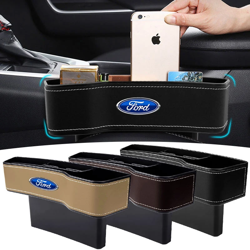 

Car Seat Organizer Crevice Storage Box for Ford Focus Mk2 Mk3 Fiesta Ranger Mondeo S-MAX Kuga Mustang Explorer Car Accessories