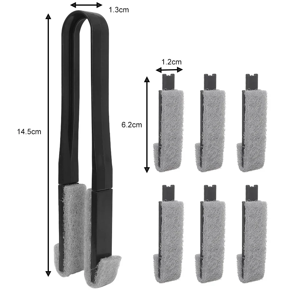 

Щетка для чистки жалюзи с 6 сменными головками