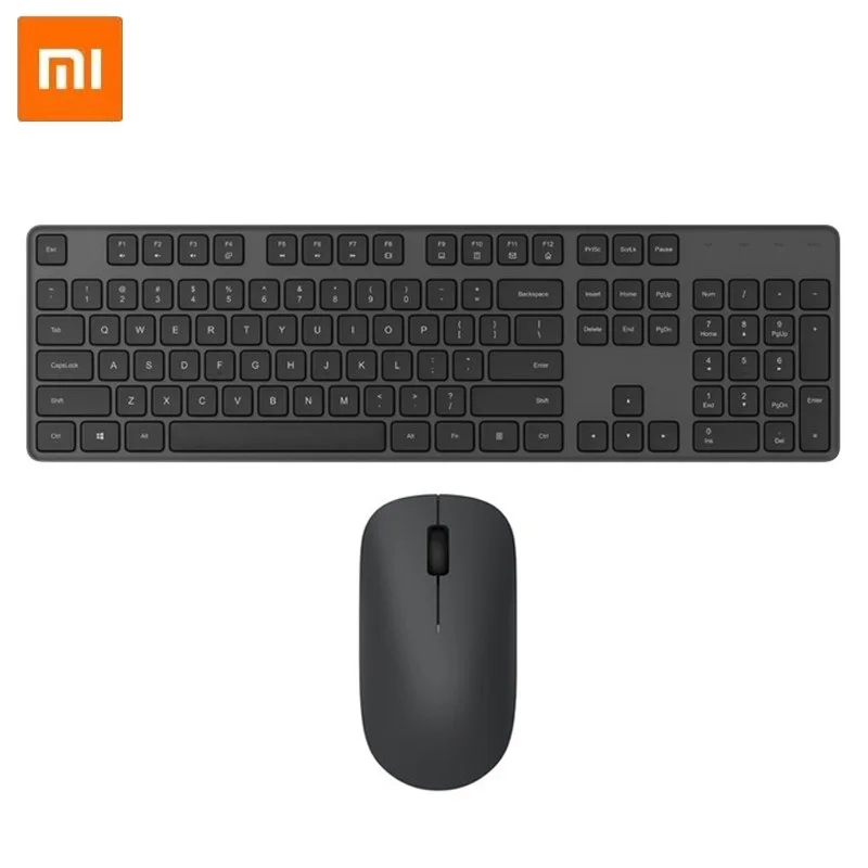 Xiaomi Wireless Bluetooth Keyboard and Mouse Combo for Pc Gamer  Keycaps Portable Office USB Keyboards Set Gaming Accessories Mi