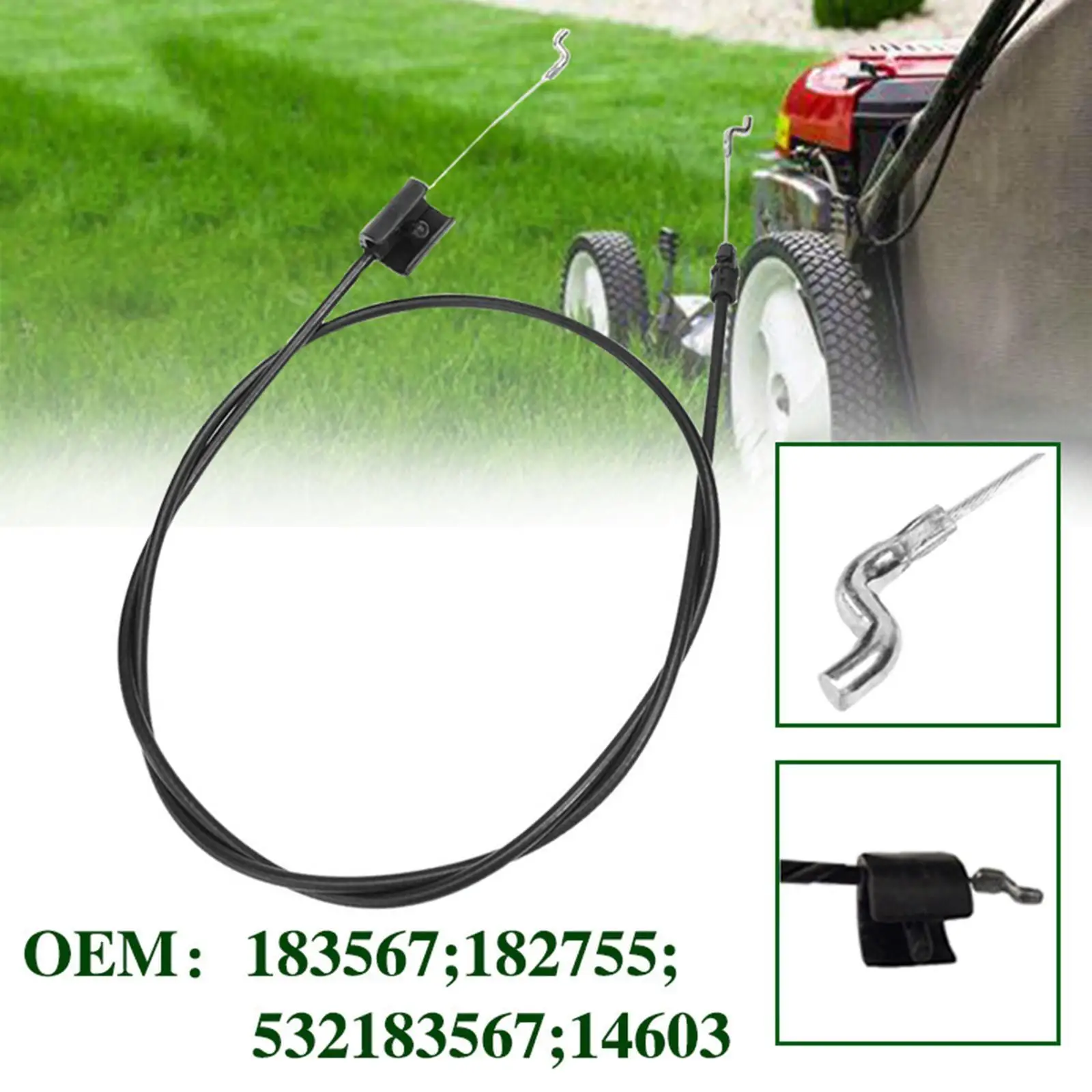 

183567 532183567 Traction Engine Cable for MTD/ Lawn Mower Push Mower Replaces 182755 14603 532182755