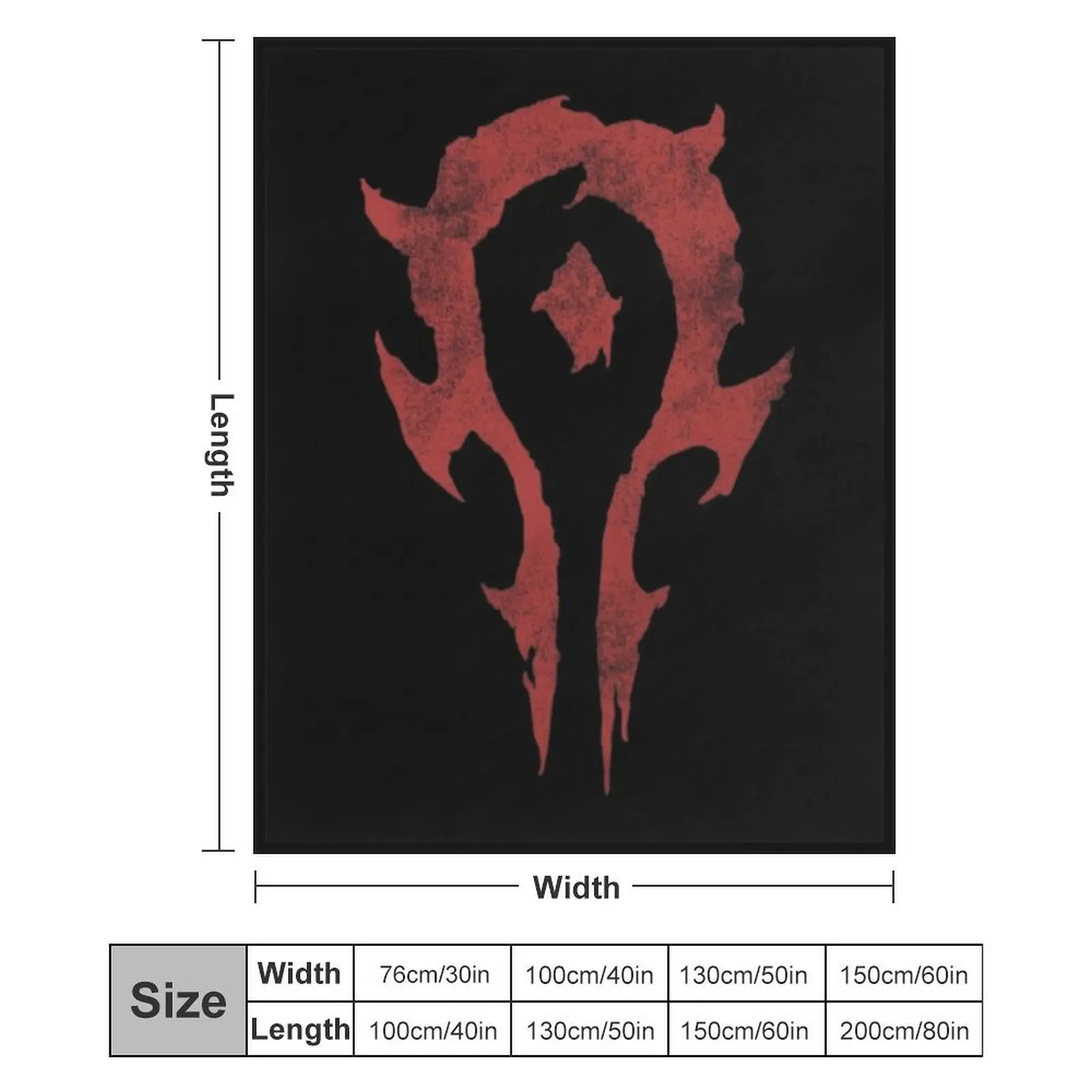 Одеяло с логотипом Another Horde диван-кровать модные одеяла