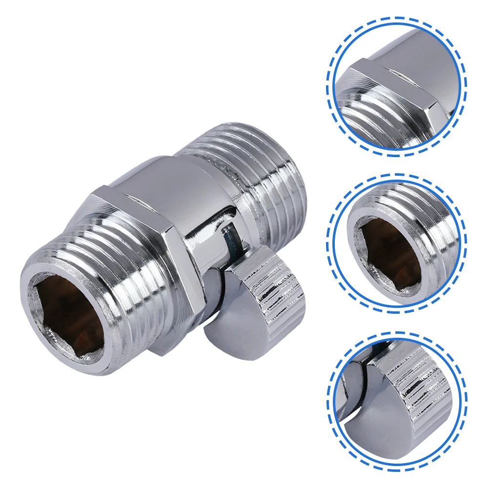 

Valves With Handle Lever G1/2" Sturdy Shut Off Valves Brass Shower Valves for Replacement