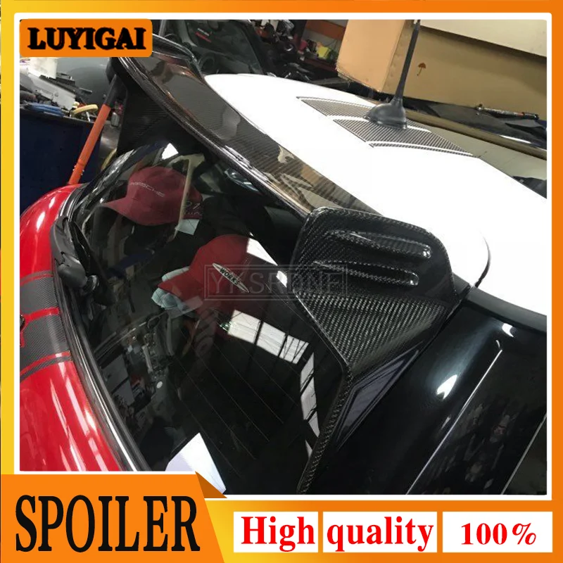 

FOR MINI COOPER R50 JCW TYPE BLACK FIBER GLASS ROOF SPOILER TRIM BODY KIT TUNING PART FOR R50 FRP TOP WING LIP RACING
