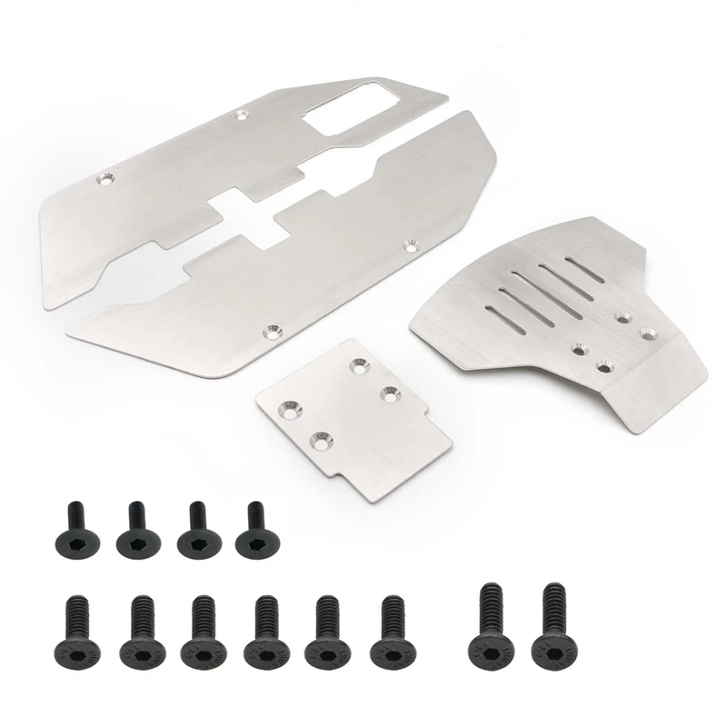 

Stainless Steel Front And Rear Chassis Armor Protector For Traxxas Slash 2WD 1/10 RC Car Upgrade Parts Accessories