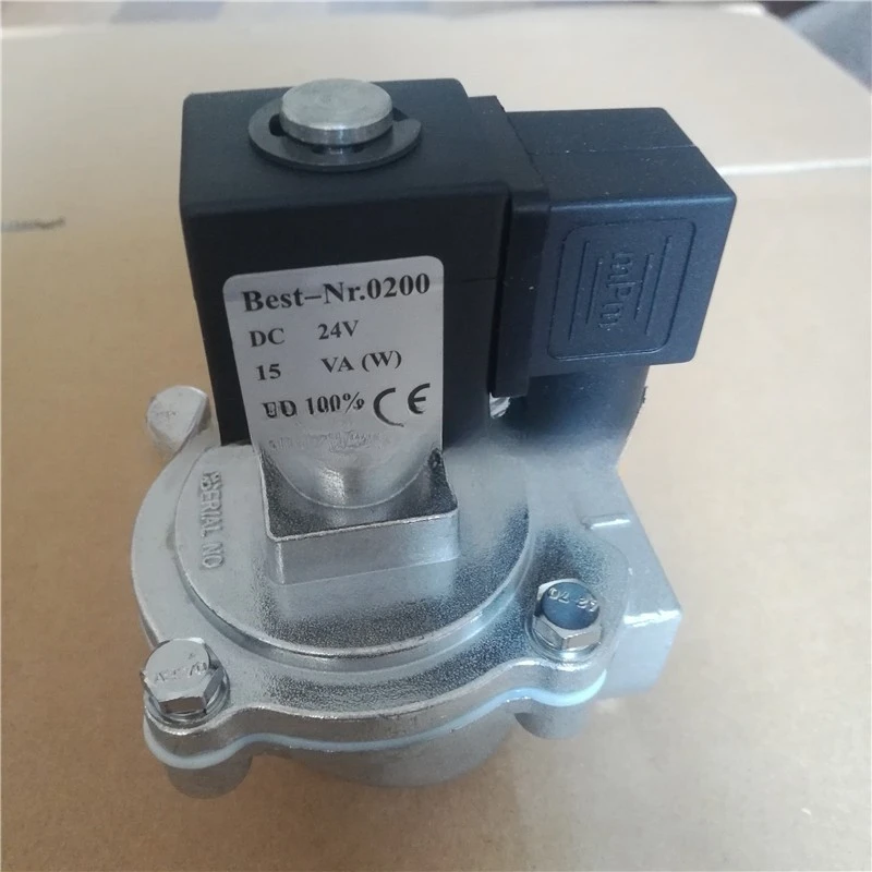 DMF-Z-25 Прямоугольный импульсный электромагнитный клапан 1 дюйм DN25 AC220V DC24V