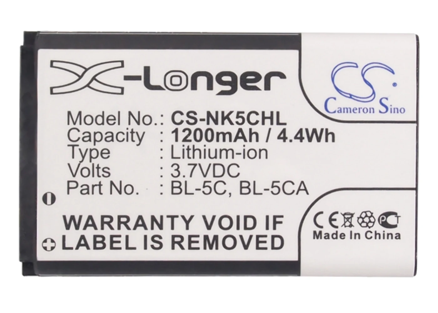 

Cameron Sino 1200mA Battery for Soundmaster TR150WS