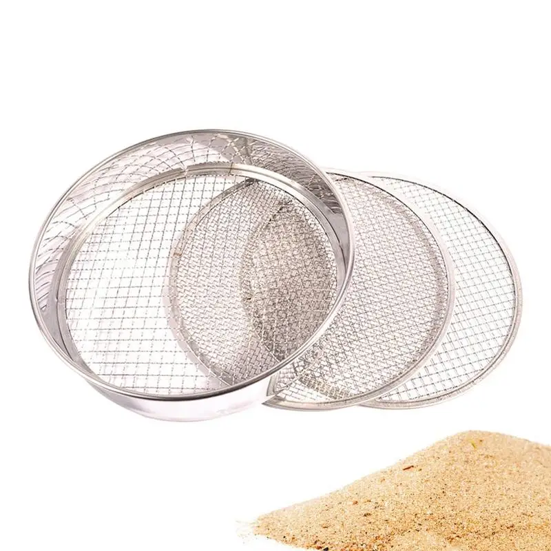 Металлическое сито мелкая сетка для почвы компостное из нержавеющей стали