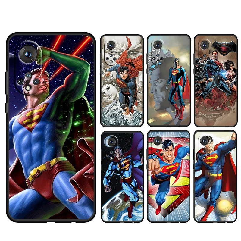 

S-superheros Handsome For Honor 60 50 30 20 20 10 9 9X 9A 9C X8 8A Pro Plus Lite 4G 5G Soft Silicone Black Phone Case