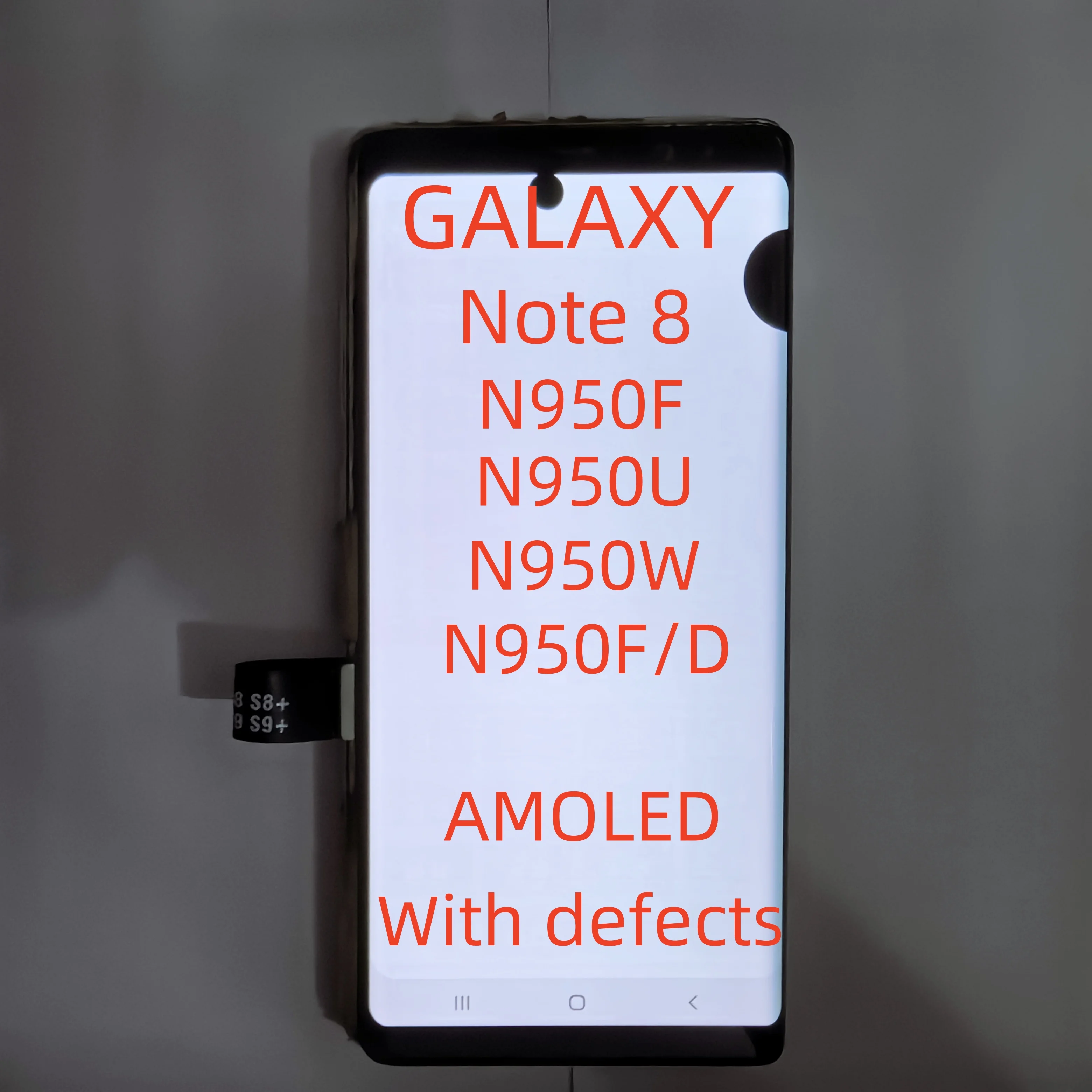 6 3-дюймовый экран Note 8 Super AMOLED для Samsung Note8 N950F N950U N950W N950FD ЖК-дисплей с цифровым